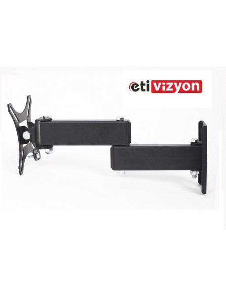 Etivizyon WM-03 Hareketli Tv Askı Aparatı iki kollu 17"-27"