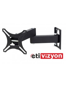 Etivizyon WM-03 Hareketli Tv Askı Aparatı iki kollu 17"-27"