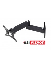 Etivizyon WM-03 Hareketli Tv Askı Aparatı iki kollu 17"-27"