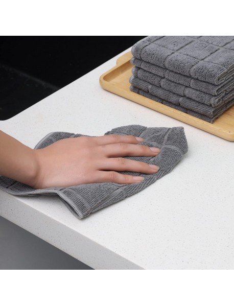 Mikrofiber Kareli Mutfak Bezi 40x40cm 3 Adet