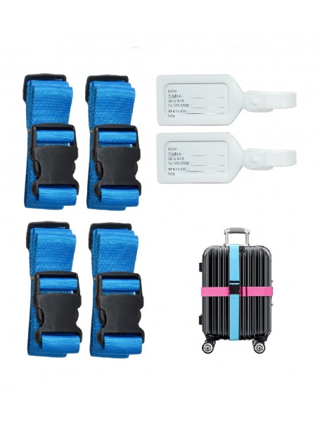 tarix 4 adet Valiz kemeri + 2 adet valiz etiketi