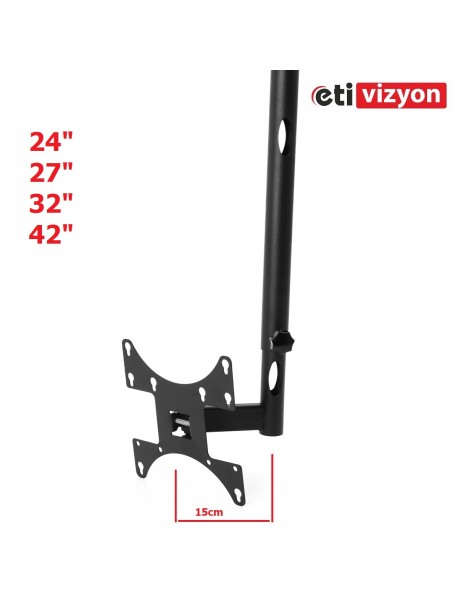 Etivizyon CM-01 Hareketli Tavan Askı Aparatı 24"-32"