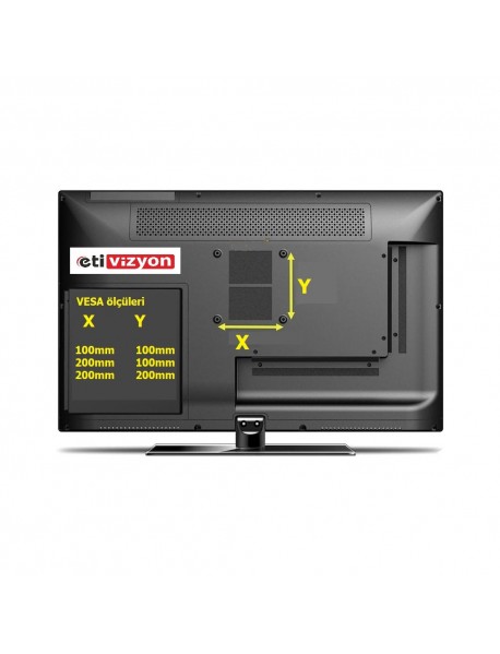 Etivizyon CM-01 Hareketli Tavan Askı Aparatı 24"-32"