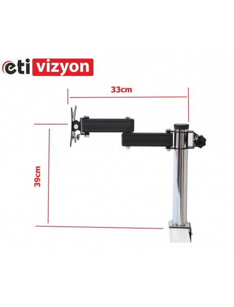 Etivizyon DM-01 Masa Üstü Monitör Askı Aparatı 17"- 27" 