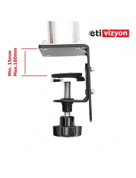 Etivizyon DM-01 Masa Üstü Monitör Askı Aparatı 17"- 27" 