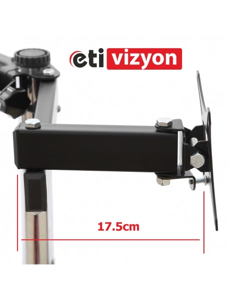 Etivizyon DM-02 Masa Üstü Monitör Askı Aparatı iki kollu 17"-23"