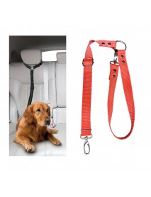 Araç İçi Köpek Emniyet Tasması, Ayarlanabilir Metal Kancalı 