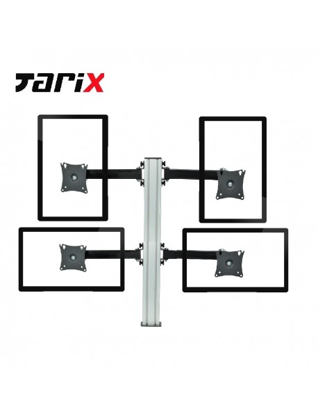 Tarix MA-06 Masa Üstü dörtlü Monitör Askı Aparatı17"-27