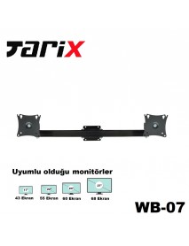 Tarix WB-07 ikili Monitör Duvar Askı Aparatı