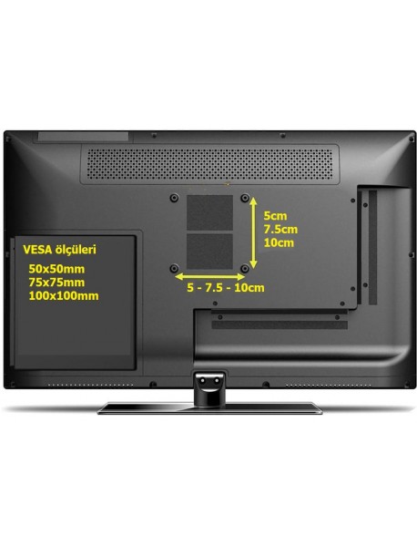 Etivizyon WM-02 Hareketli Tv Askı Aparatı 17"-27" Etivizyon WM-02 Hareketli Tv Askı Aparatı 17"-27"