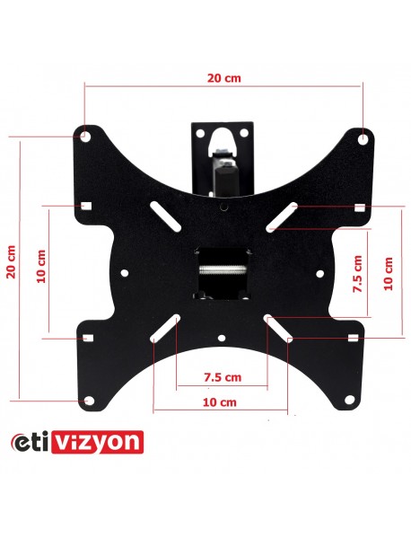Etivizyon WM-04 Hareketli Tv Askı Aparatı 17"-42" Etivizyon WM-04 Hareketli Tv Askı Aparatı 17"-42"